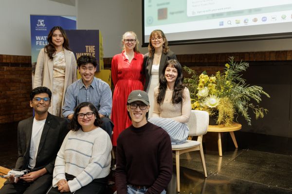 Group of Wattle Fellows presenting at the second Spotlight event. Image by James Thomas Photography (2025).