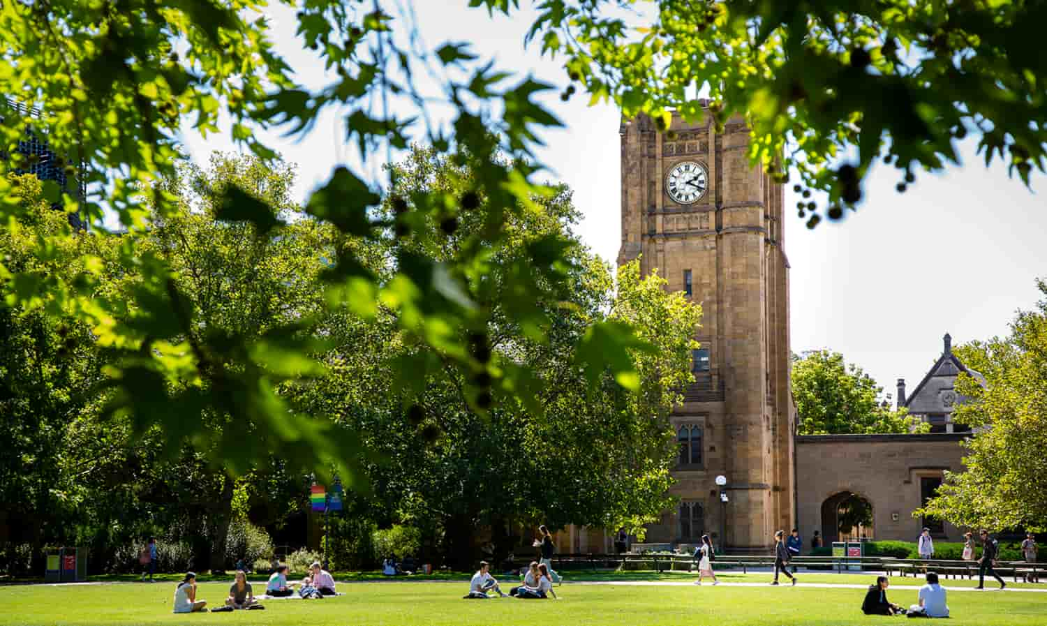 Overlooking University of Melbourne