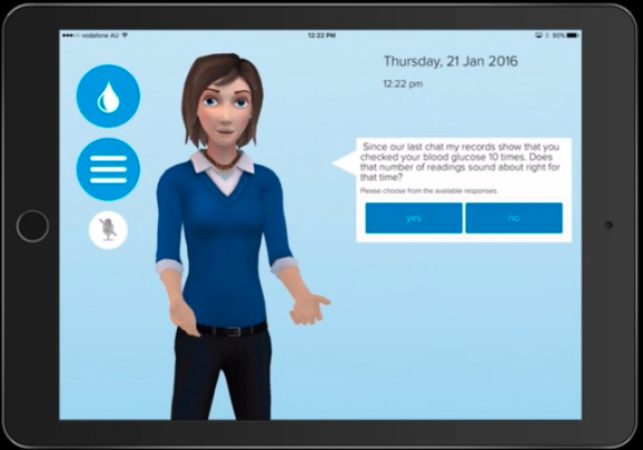 Laura virtual guide for Type 2 Diabetes