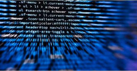 Graphic image of computer code.