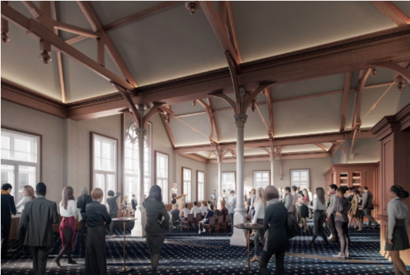 Artist's impression Level 1 library.