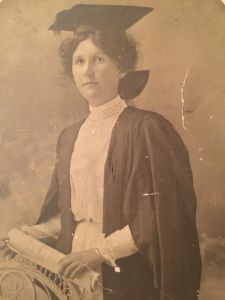 Eileen Kiernan (nee Harrison). C. 1913, Albert Street Conservatorium of Music. Winner of the Marshall Hall Scholarship. 