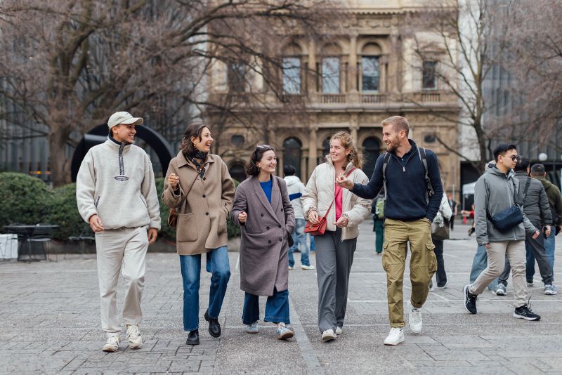 Group of students at Orientation Week 2025