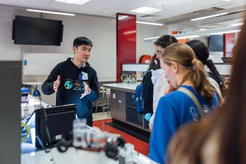 Open Day attendees will be able to explore the University’s plethora of study options, tour state-of-the-art labs, visit student accommodation and participate in hands-on creative workshops. Image: Michael Kai Photography