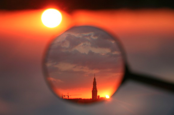 Magnifying glass on the climate