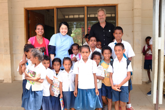 Oral health program for school children in Timor L'Este