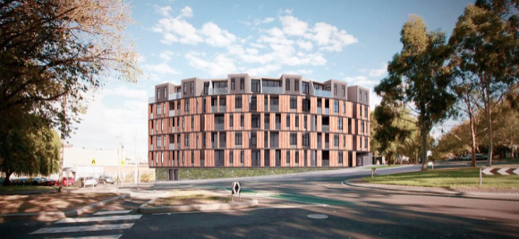Artist's impression of the Melbourne Apartments Project.
