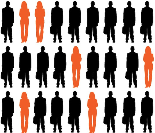 Graphic of men and women