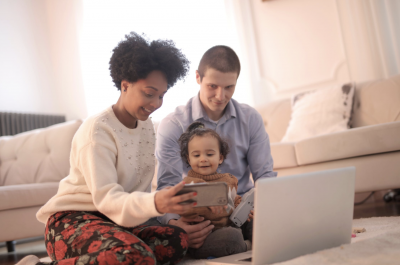 Family at home