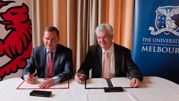 UoT and Unimelb MOU signing