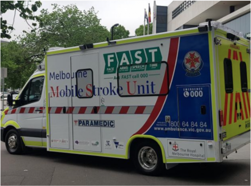 Image of a Mobile Stroke Unit.