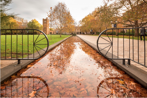 Image of the University of Melbourne campus.