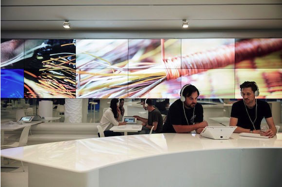 Image of Triennial Voices exhibit in NGV.