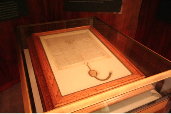 Magna Carta released from glass box after 50 years