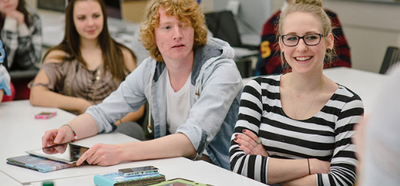 Students in class