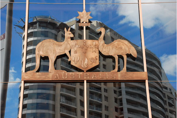 Image of the Australian national emblem.