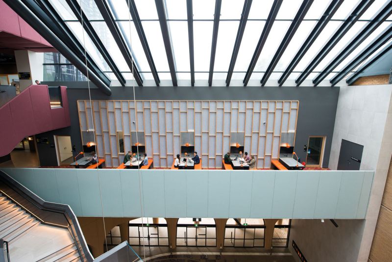 Architectural photo of the Arts West building
